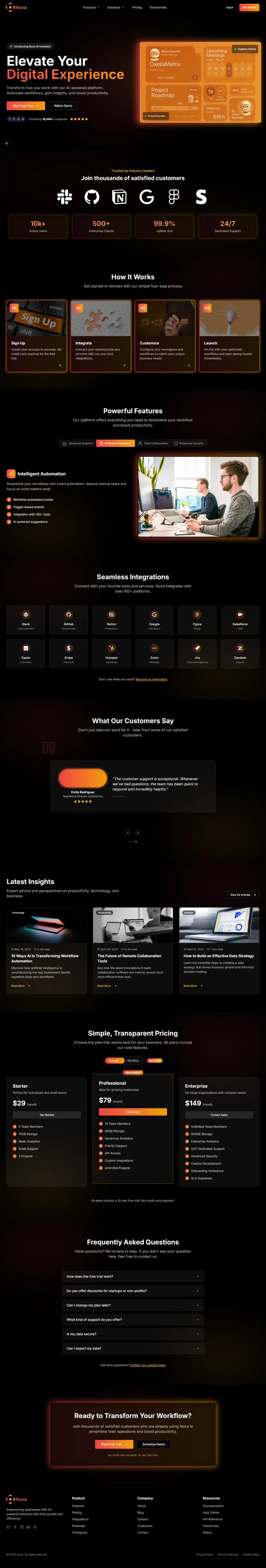 Business Case Studies NextJS Template template preview