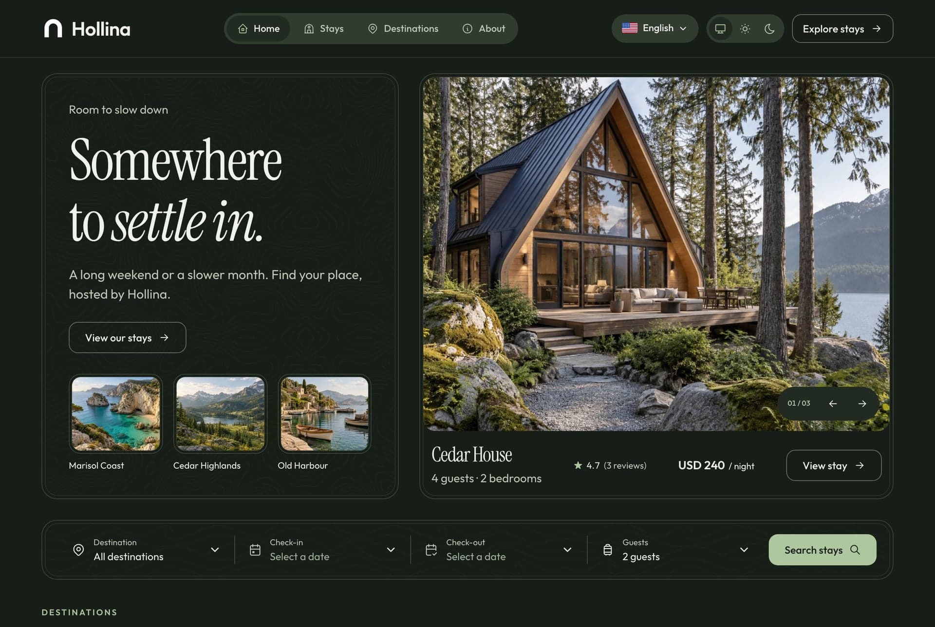 Next.js Booking & Vacation Rental Template with Stripe and AI Assistant