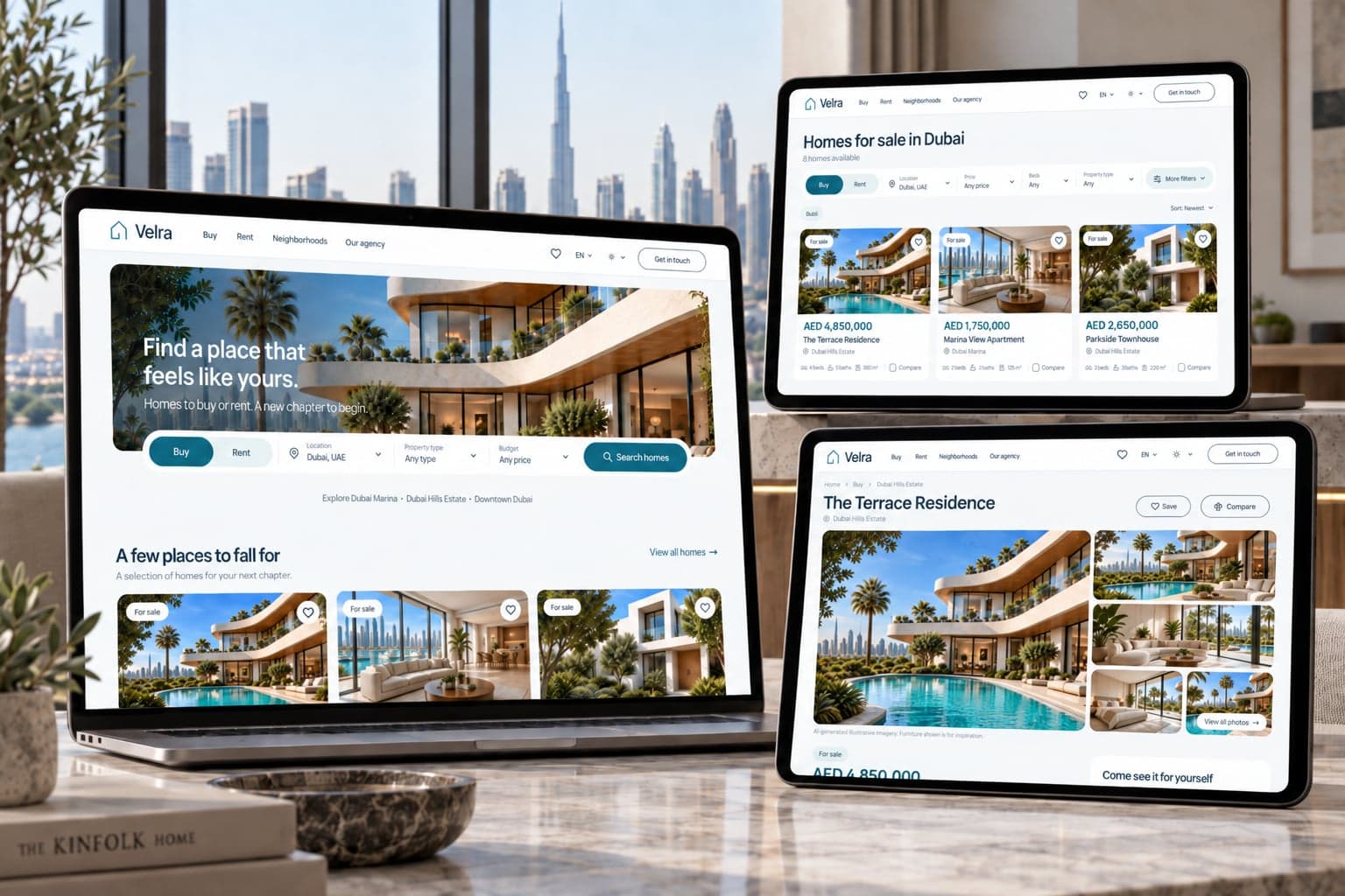 Next.js Real Estate Template with Agency Dashboard and AI Staging - Next.js Real Estate template preview - Aniq-UI