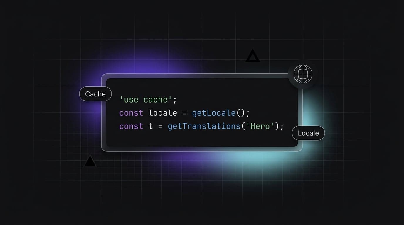 next-intl nextjs 16: تخزين المكونات مؤقتًا مع root-params