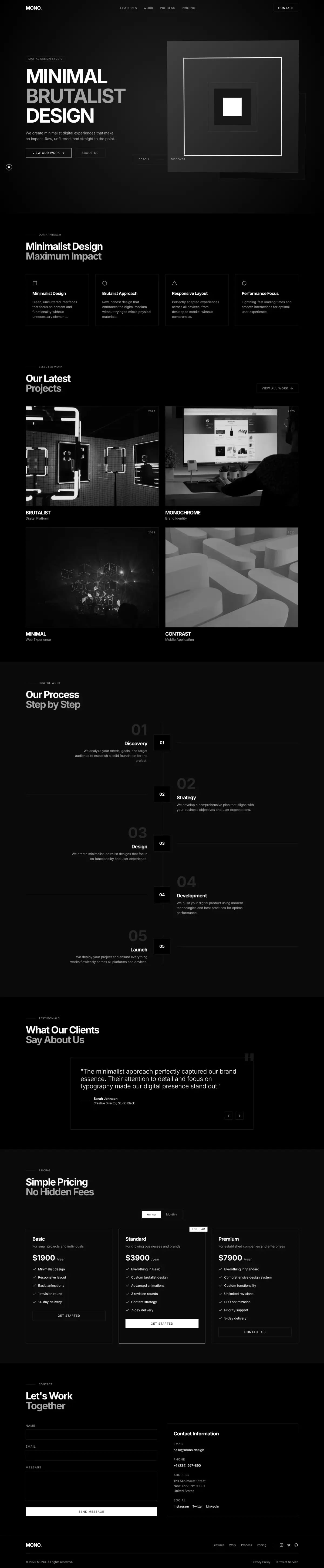 قالب صفحة هبوط تصميم ويب مجاني - قالب شركة تصميم مواقع preview