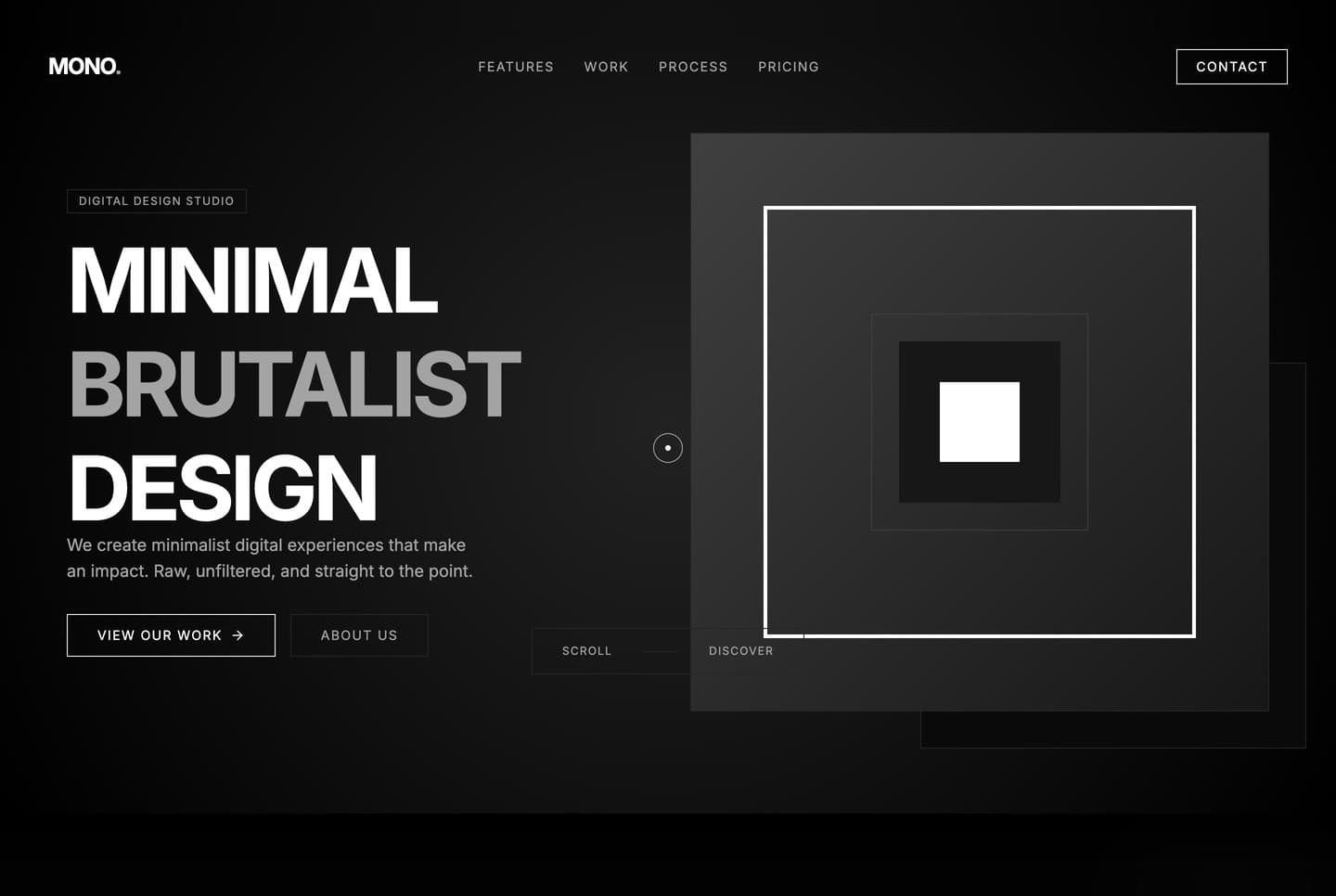 Template Portfolio Agence Design Web - Next.js Portfolio template preview - Aniq-UI