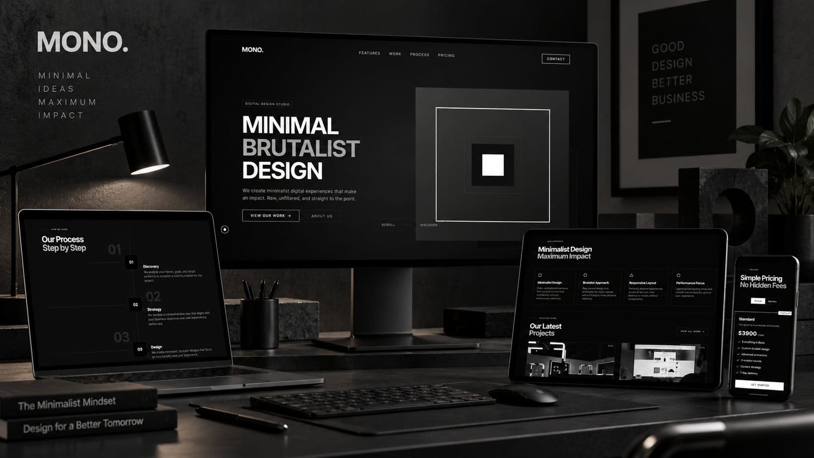 قالب محفظة وكالة تصميم ويب - Next.js محفظة template preview - Aniq-UI