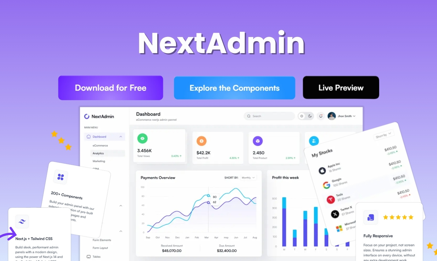 NextAdmin Dashboard